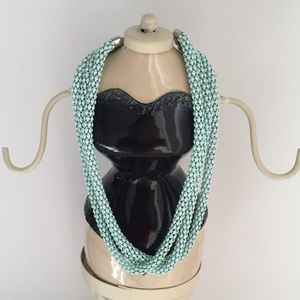 Mint green necklace